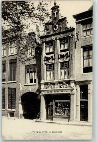 Zierikzee 1929 Vrypoortje Geschäft: In de Witte Swaen
