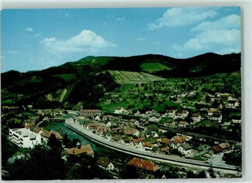 Weisenbach Rückseite mit Abschürfungen bzw Kleberesten Fliegeraufnahme
