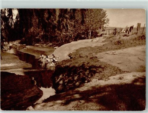 Lessouto Wäscherinnen Waschfrauen an einem Fluss im Lessoutoland