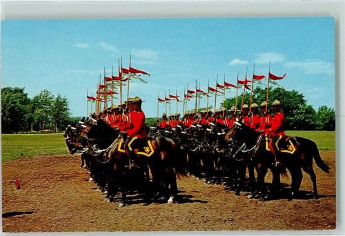 Royal Canadian Mounted Police drilling - Uniformen Polizei