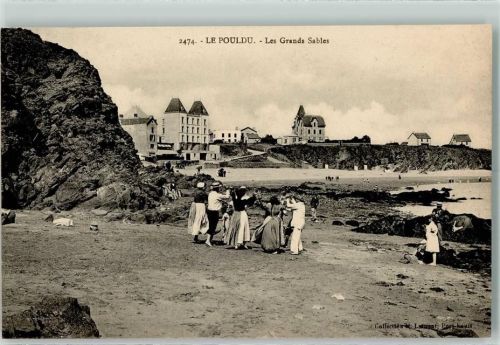 Les Sables-d'Olonne 1917 Les Grands Sables, Dancing AK