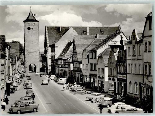 Haßfurt Rückseite mit Abschürfungen und Kleberesten Hauptstraße