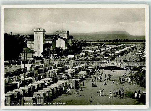 Grado 1938 Particolare della Spiaggia
