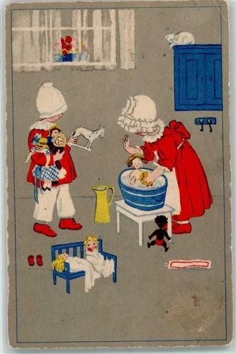 1916 Puppenwäsche