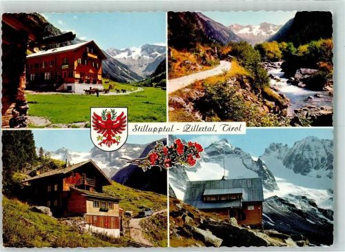 Stillupperhaus Gletscher Stillup Grüne-Wand-Hütte gegen Kast gegen Kasseler-Spitze und Keilbachspitze Kasseler Hütte gegen Kasseler-Spitze