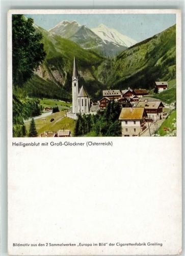 Heiligenblut Serie Europa im Bild Zigarettenfabrik Greiling