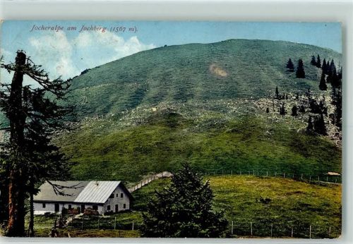 Jachenau Jocheralpe am Jochberg Ort lt. Stempel