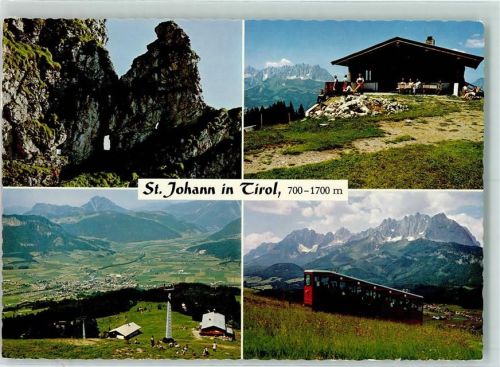 St. Johann Felstore am Weg zum Kitzbühler Horn Angerer Alm mit Harschbühel-Lift Wildem Kaiser