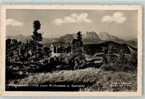 Edelrautehütte gegen Reichenstein und Sparafeld Hüttenstempel