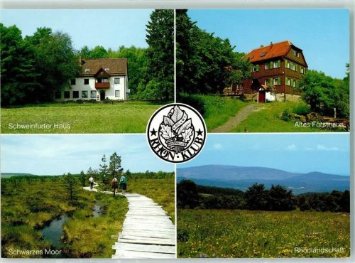 Schweinfurter Haus Schweinfurter Haus Altes Forsthaus Schwarzes Moor Rhönlandschaft Rhön-Klub