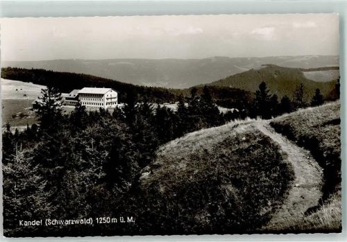 Waldkirch Rückseite mit Abschürfungen und Kleberesten Berghotel KAndel