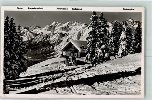 Rosshütte Wettersteingebirge Winter