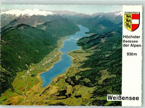 Weissensee Fliegeraufnahme