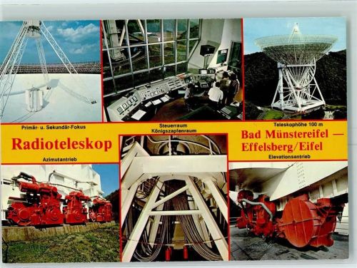 Effelsberg Radioteleskop Azimutantrieb Steuerraum Königszapfenraum
