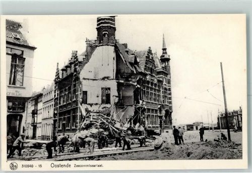 Ostende zerstörte Gebäude