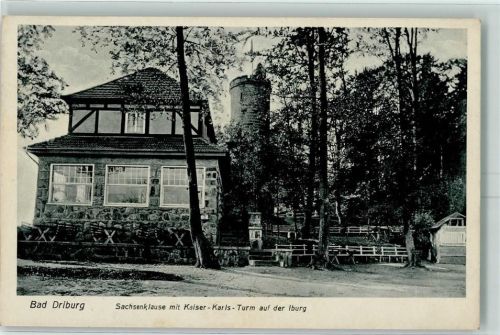 Bad Driburg Sachsenklause Kaiser Karl Turm