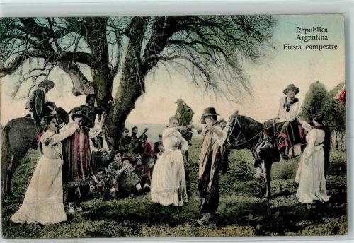 Buenos Aires 1912 Tracht Tanz