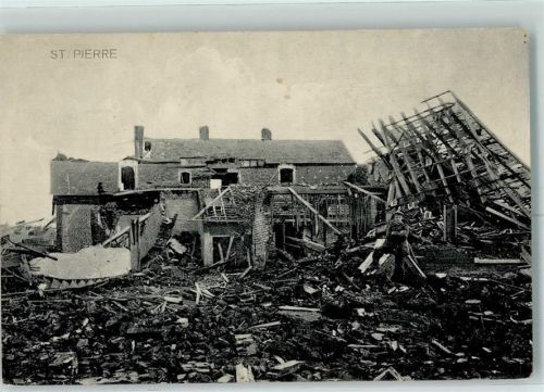Saint-Pierre WK I zerstörte Häuser