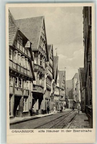 Osnabrück Alte Häuser in der Bierstraße