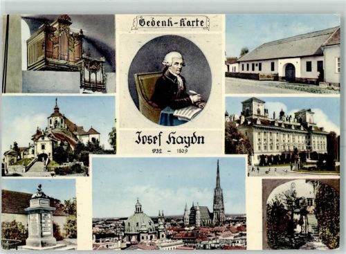 Eisenstadt Kunstverlag Böhm Gedenk-Karte Josef Haydn AK