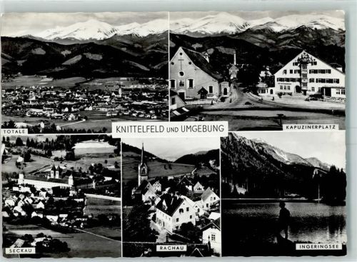 Knittelfeld Totale Kapuzinerplatz Seckau Schloss Rachau Kirche Ingeringsee