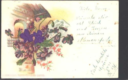 1901 Prägedruck AK