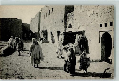 Biskra 1919 Oase Sidi Okba Une Rue AK