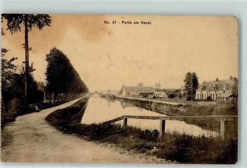 Tergnier 1916 Am Kanal