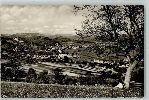 Haagen Blick ins Wiesental mit Haagen und Burg Rötteln