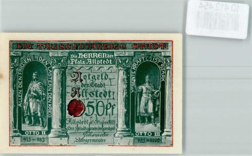 Allstedt Notgeld