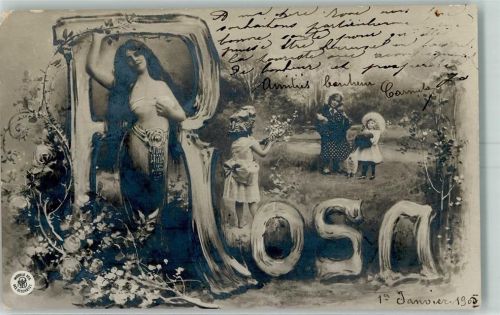 Fotomontage Jugendstil Verlag NPG AK