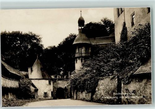 09328 O9291 Rochsburg - Wehrgang mit Wächterturm