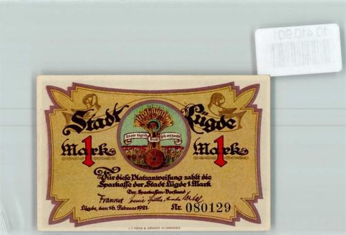 Lügde Notgeld