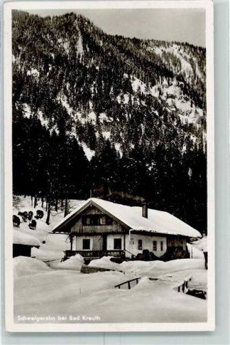 Kreuth Schweigeralm Winter