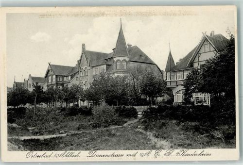 Ahlbeck Dünenstraße mit A.E.G.-Kinderheim