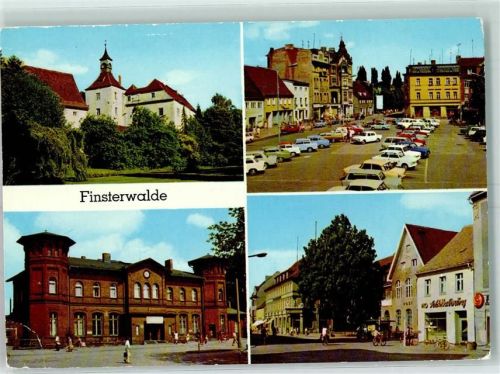 Finsterwalde Auto Schloss Markt Bahnhof Ernst Thälmann Straße