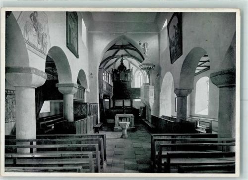 Oberlenningen Martinskirche vor der Erneuerung 1932