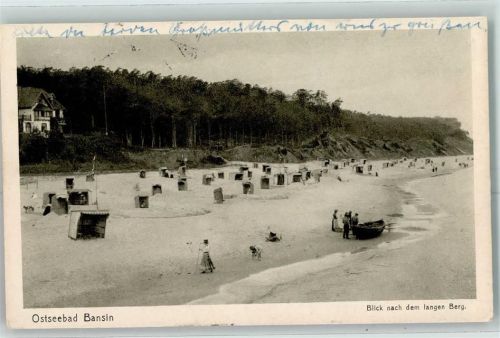 Seebad Bansin Blick nach dem langen Berg