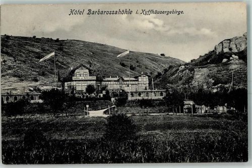 Kyffhäuser 1909 Hotel Gasthaus zur Barbarossahöhle