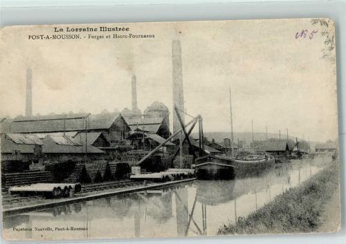 Pont-a-Mousson Hafen Fabrik