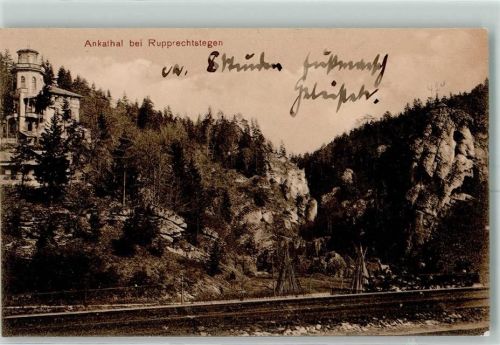 Rupprechtstegen 1909 Ankathal Schiene Fels