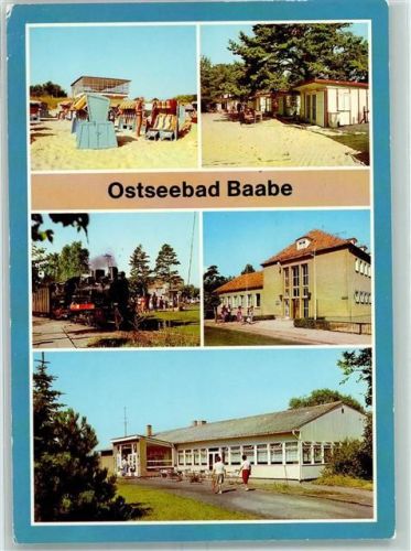 Baabe Strand Campingplatz Kleinbahn FDGB Gasthaus Am See