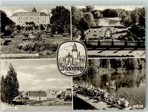 Wiesenburg Ehem. Schloss Erich-Weinert-Oberschule Goetheplatz Park