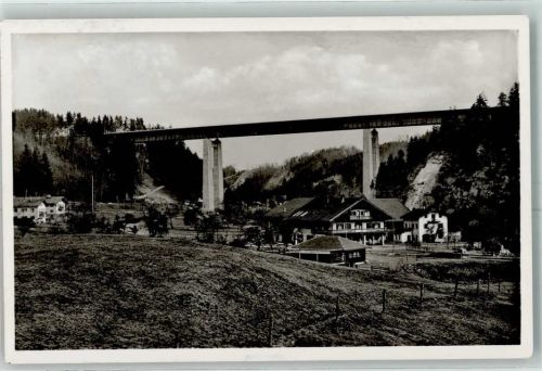 Miesbach Mangfallbrücke Reichsautobahn Gasthaus Bruckmühle