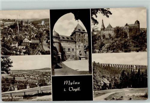 Mylau Kaiserschloss Göltzschtalbrücke