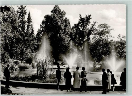 Pforzheim Stadtgarten Springbrunnen