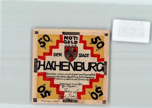 57627 W5238 Hachenburg - Notgeld