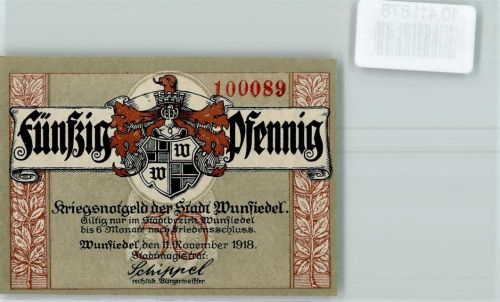 Wunsiedel Notgeld