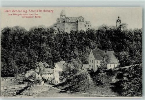 Rochsburg Gräfliche Schönburg Hängebrücke Mulde