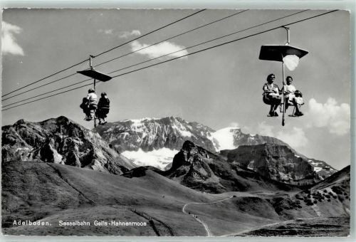 Adelboden BE Sesselbahn Geils Hahnenmoos